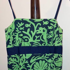 Vineyard Vines Ribbon Strap Seahorse Dress